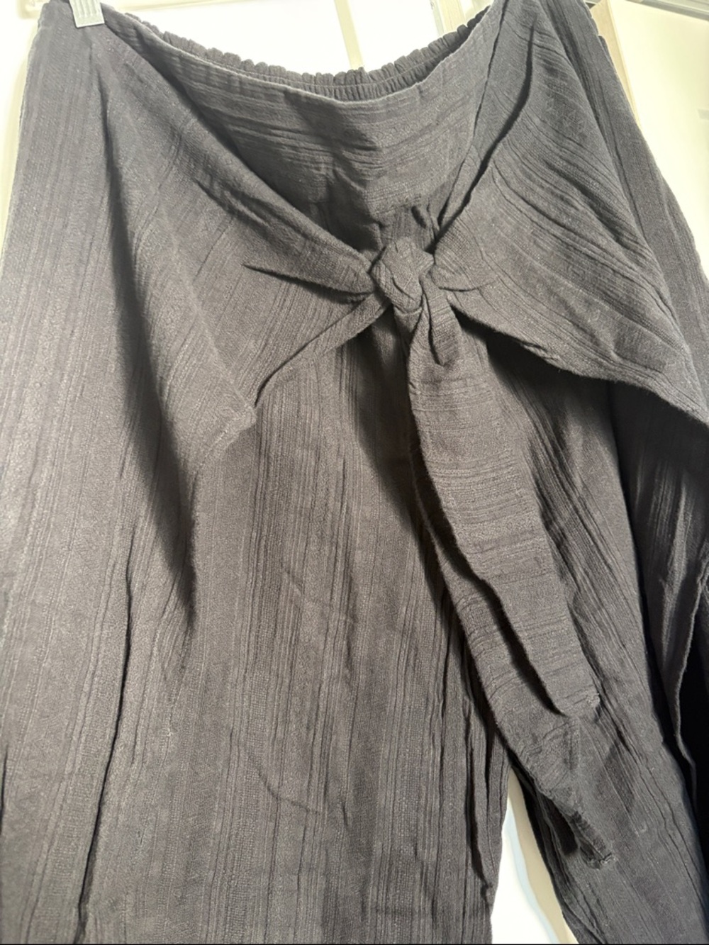 NWT [Tommy Bahama] Mykonos Textured Cover-Up Sarong Pants in Black Women’s XL - Picture 6 of 11